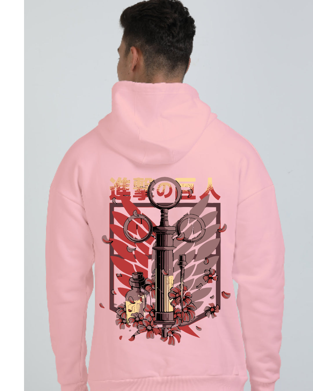 Unisex Attack On Titan Oversized Hooded Sweatshirt