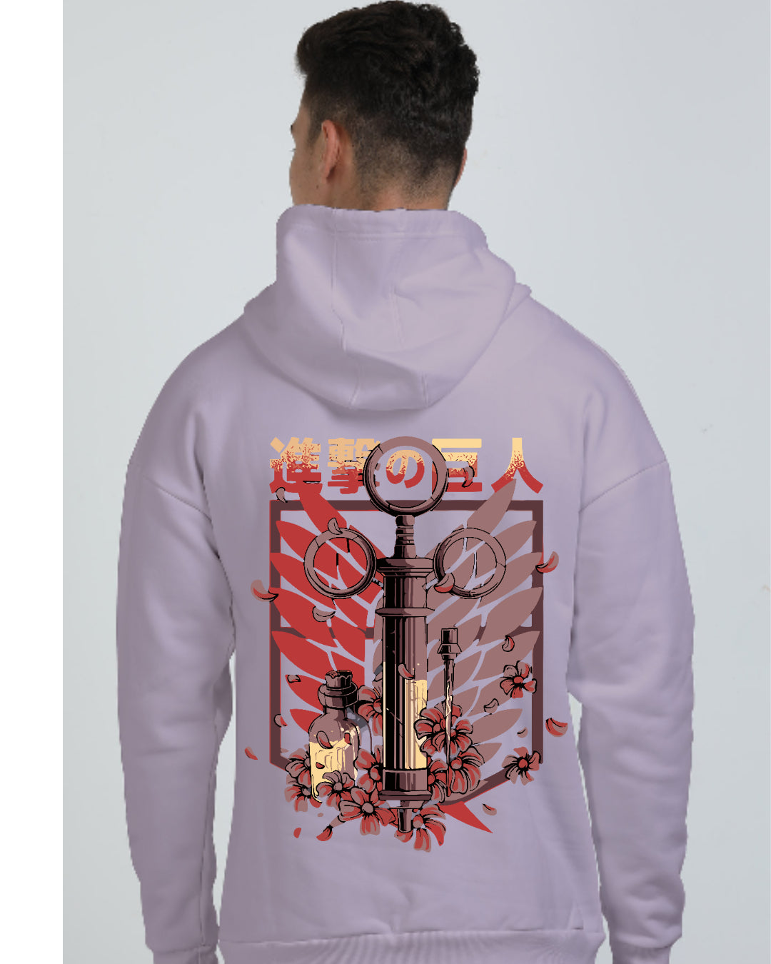 Unisex Attack On Titan Oversized Hooded Sweatshirt