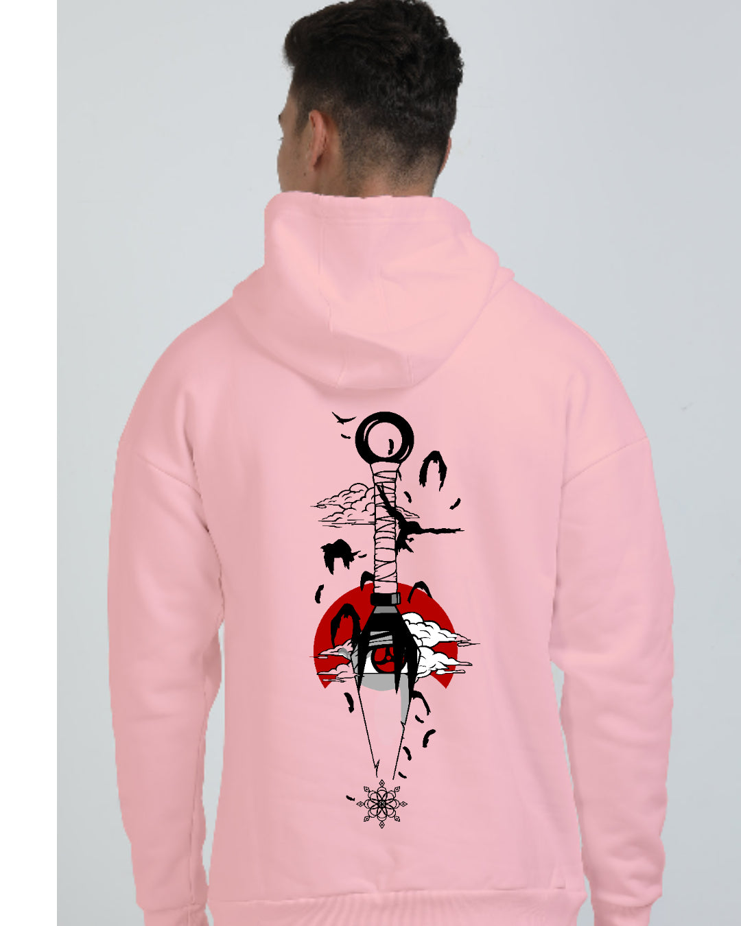 Unisex Itachi Oversized Hooded Sweatshirt