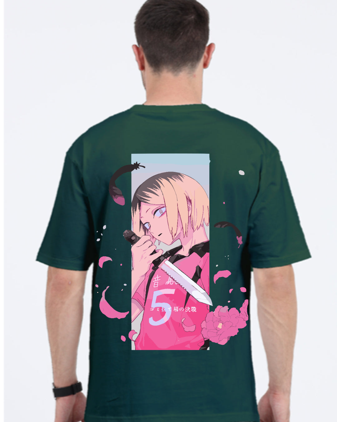 Unisex Kenma Kozume Oversized T-shirt