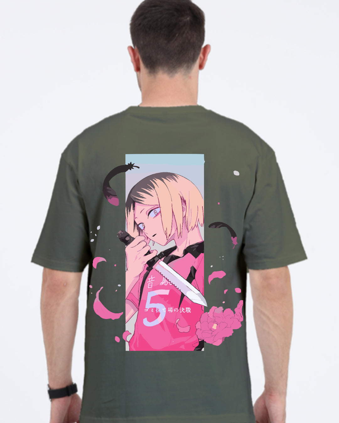 Unisex Kenma Kozume Oversized T-shirt