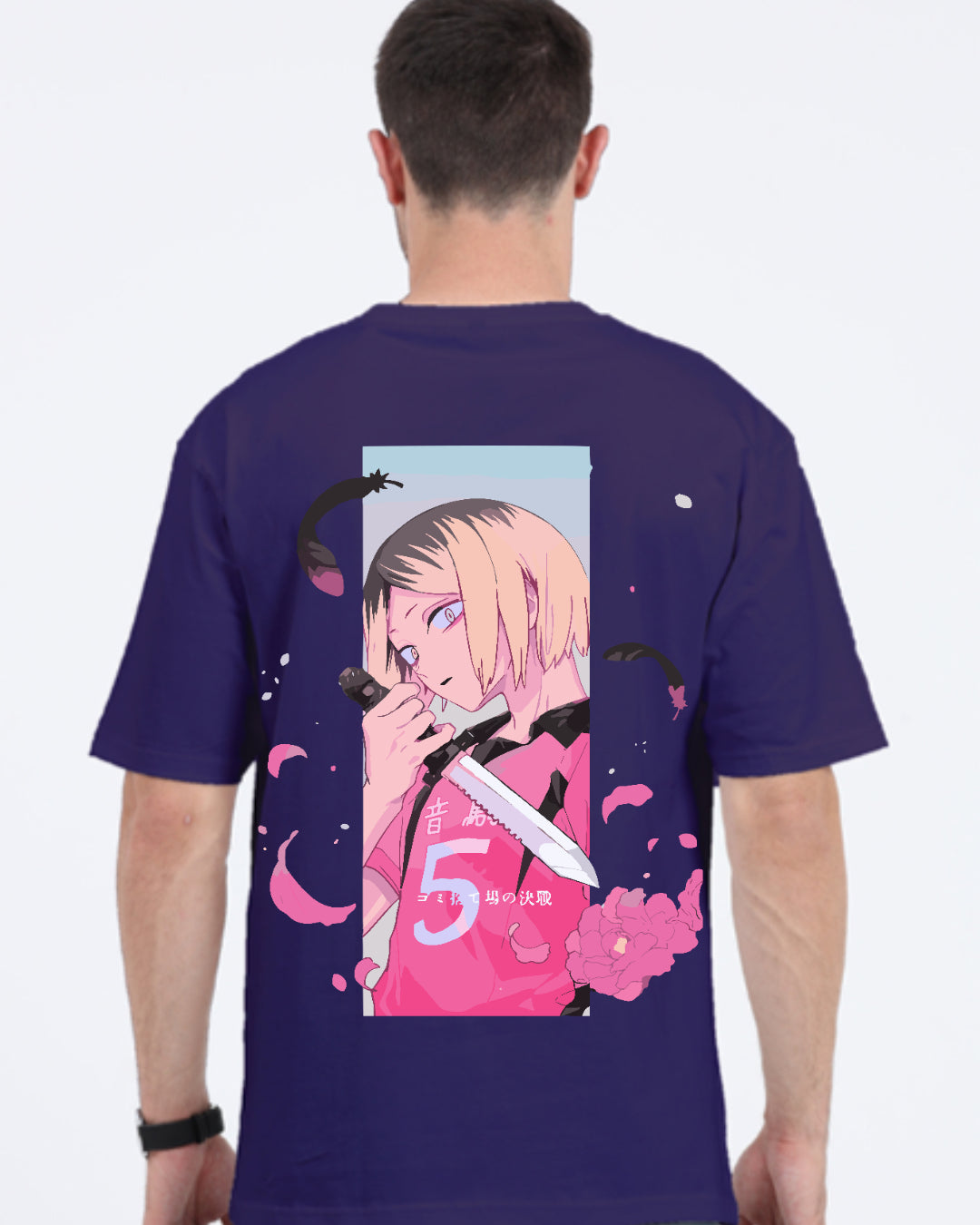 Unisex Kenma Kozume Oversized T-shirt