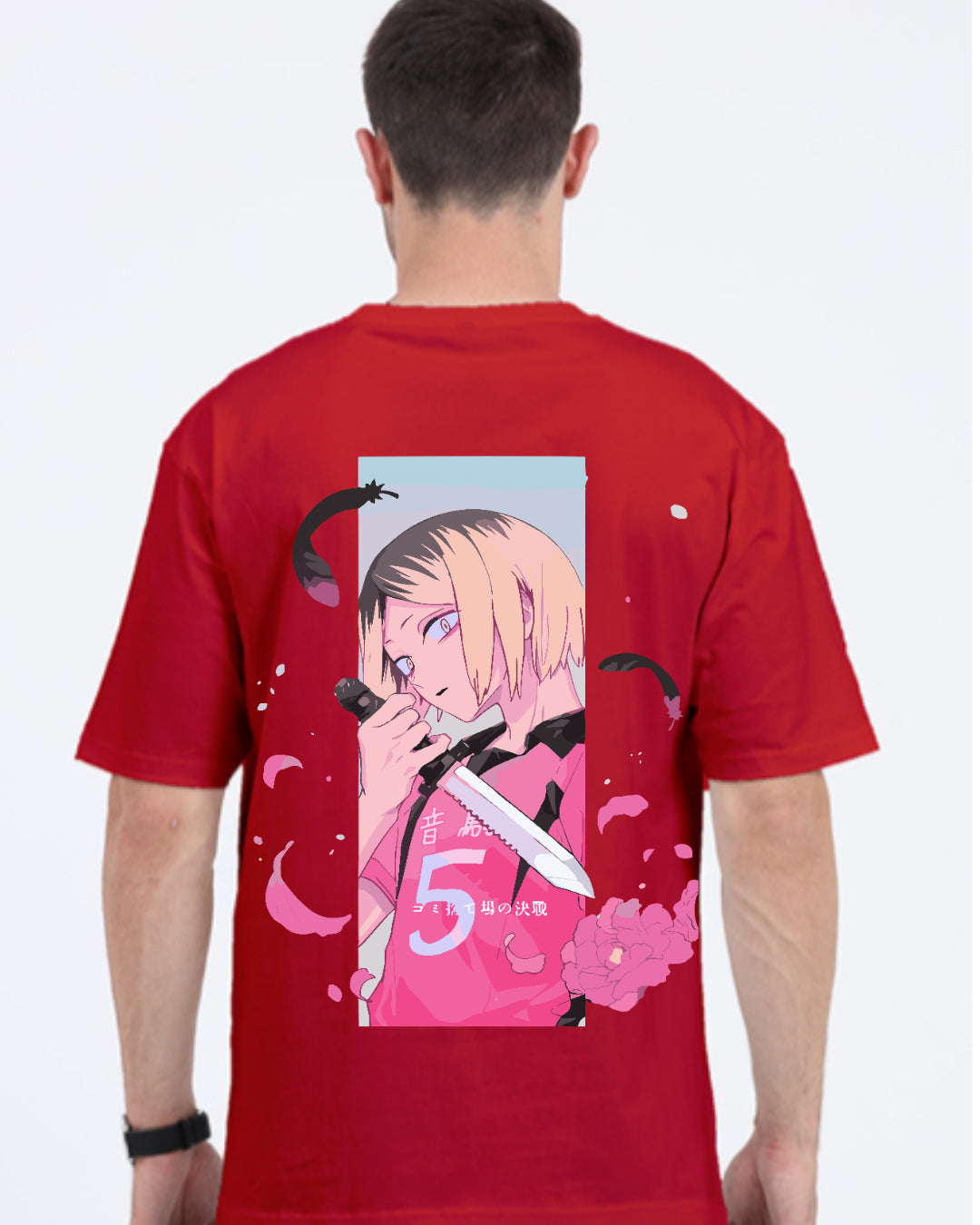 Unisex Kenma Kozume Oversized T-shirt