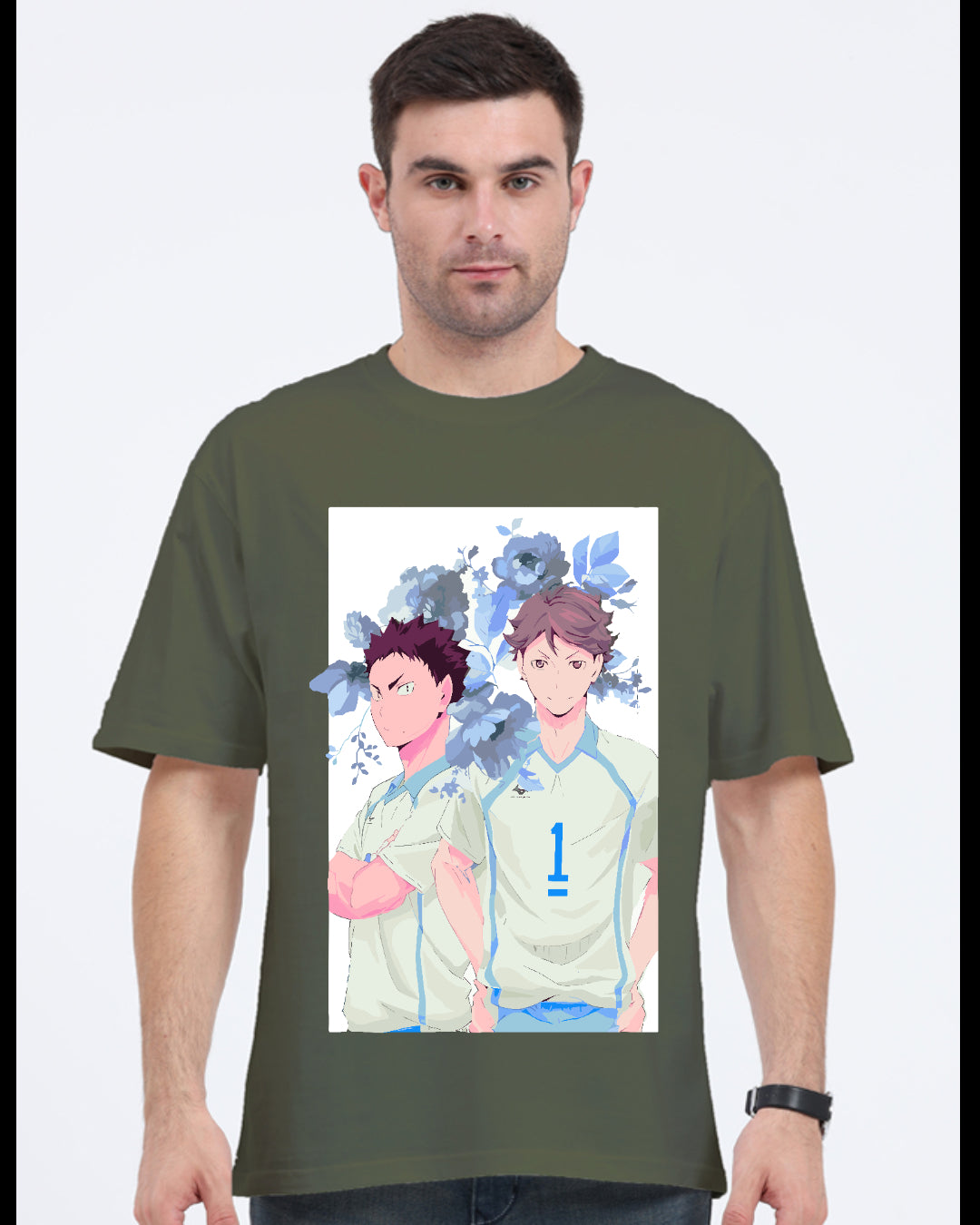 Unisex Oikawa x Iwaizumi Oversized T-shirt