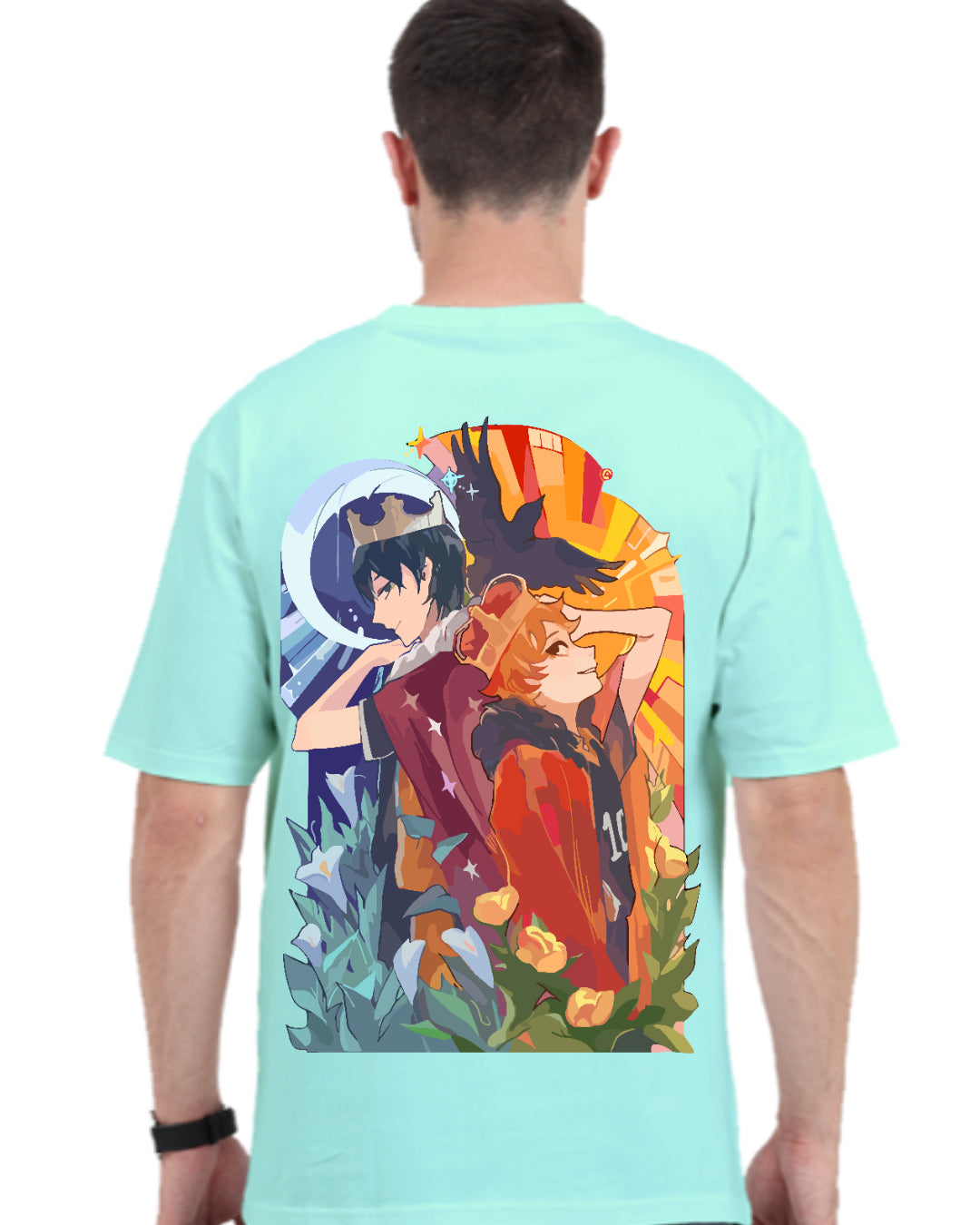 Unisex Hinata x Kageyama Oversized T-shirt