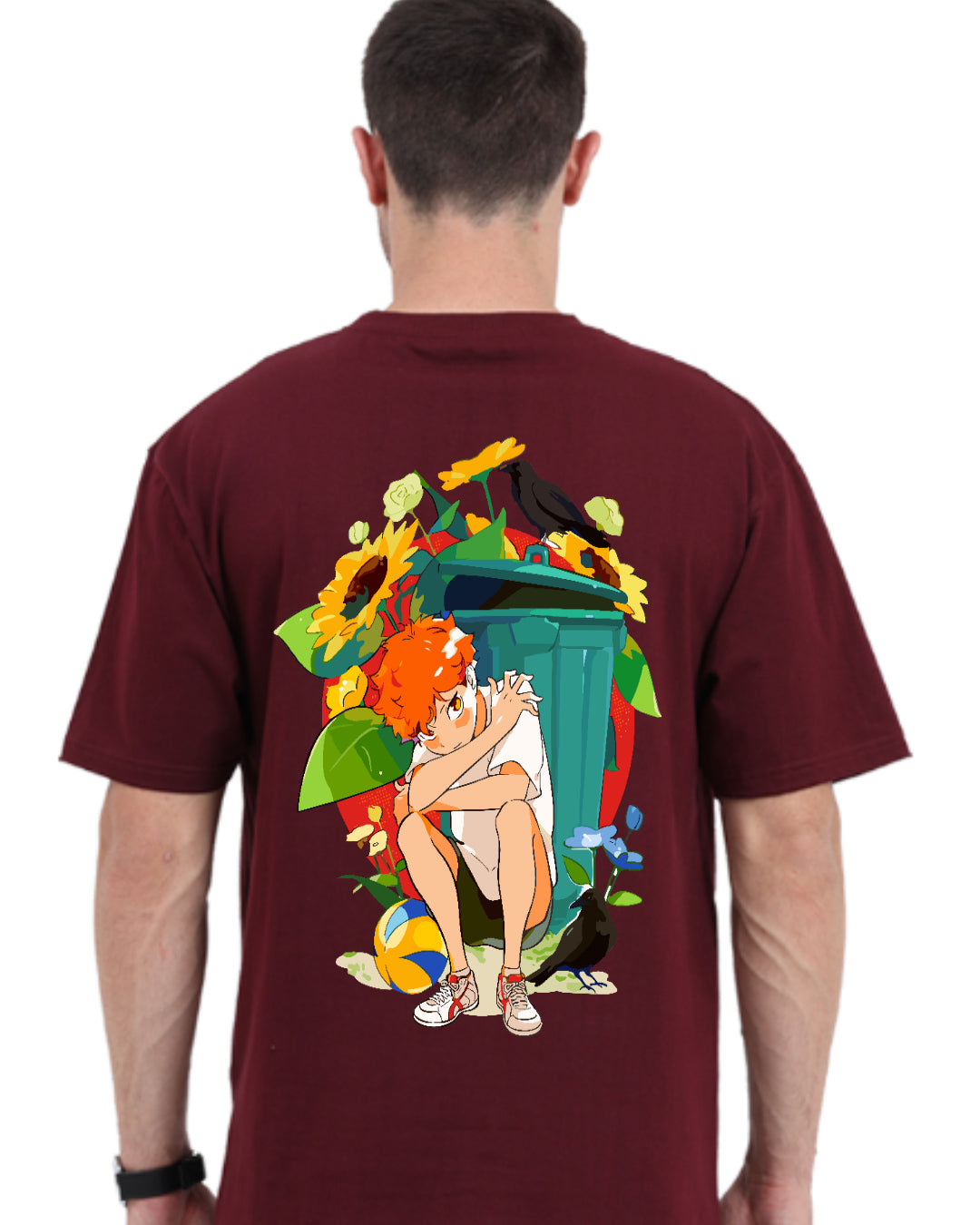 Unisex Shoyo Hinata Oversized T-shirt