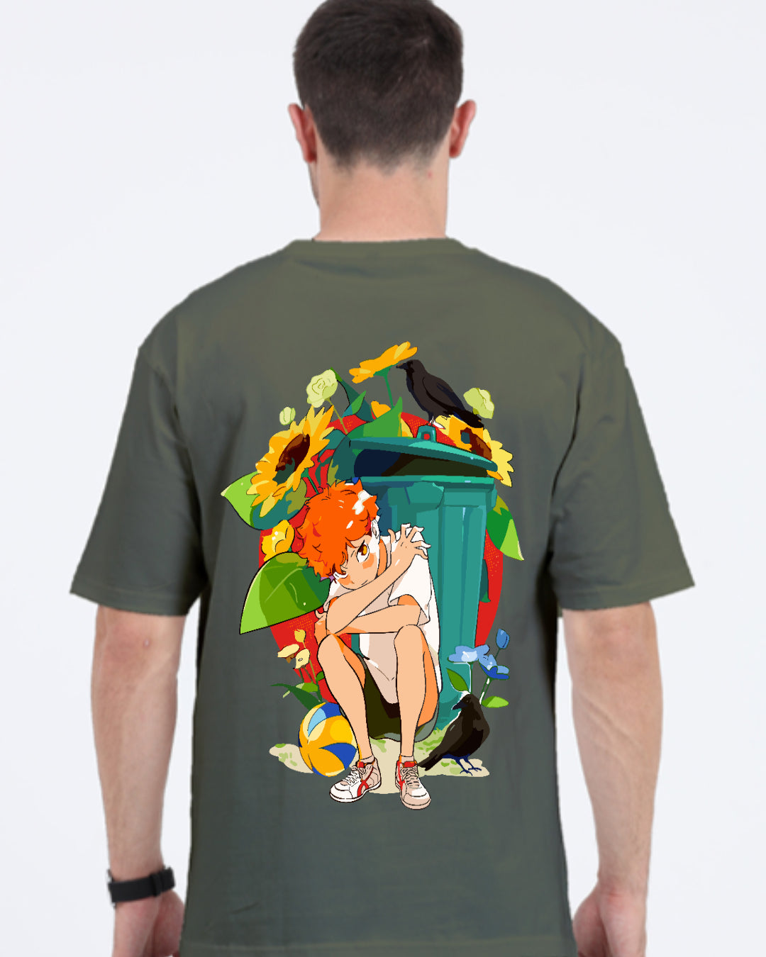 Unisex Shoyo Hinata Oversized T-shirt