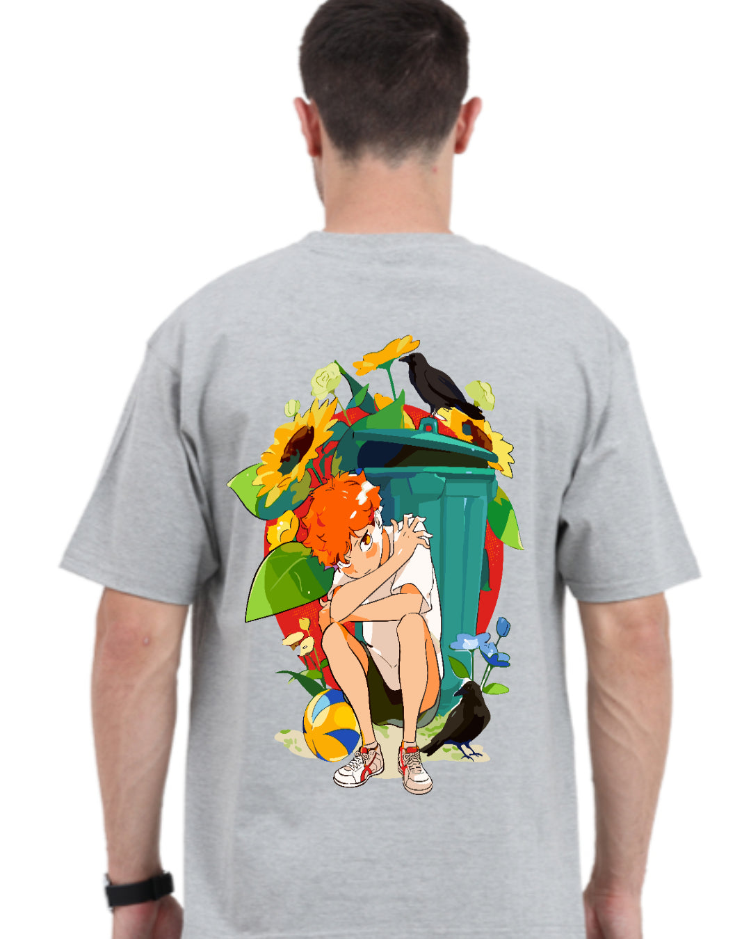 Unisex Shoyo Hinata Oversized T-shirt