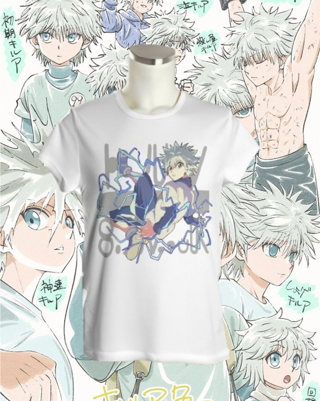 Unisex Killua Zoldyck Oversized T-shirt