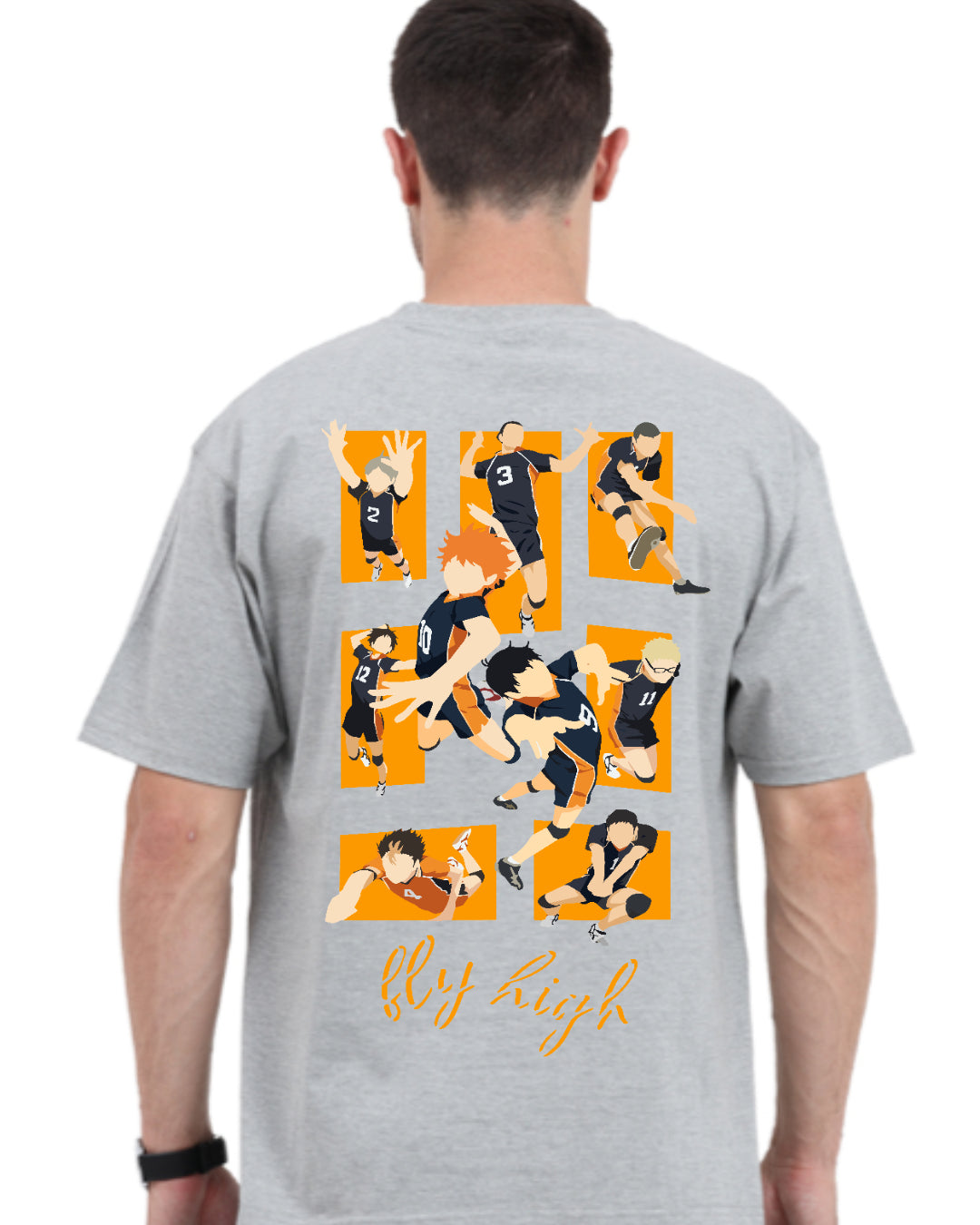 Unisex Karasuno High Team Oversized T-shirt
