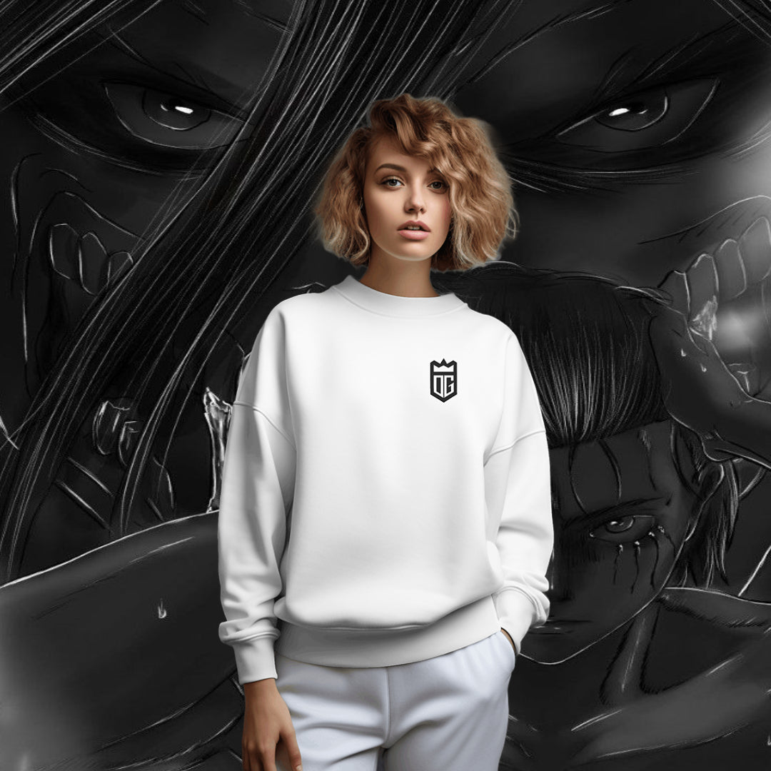 Unisex Attack On Titan Oversized Sweatshirt