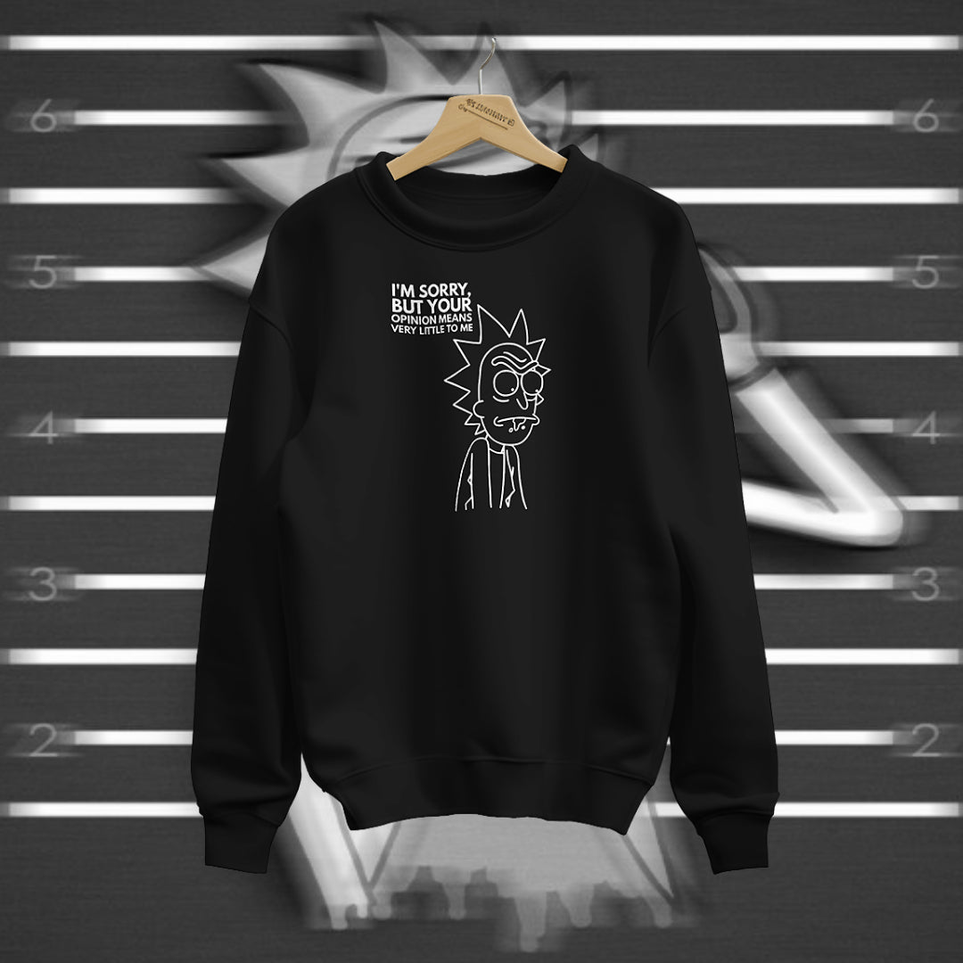 Unisex Rick and Morty Oversized Sweatshirt