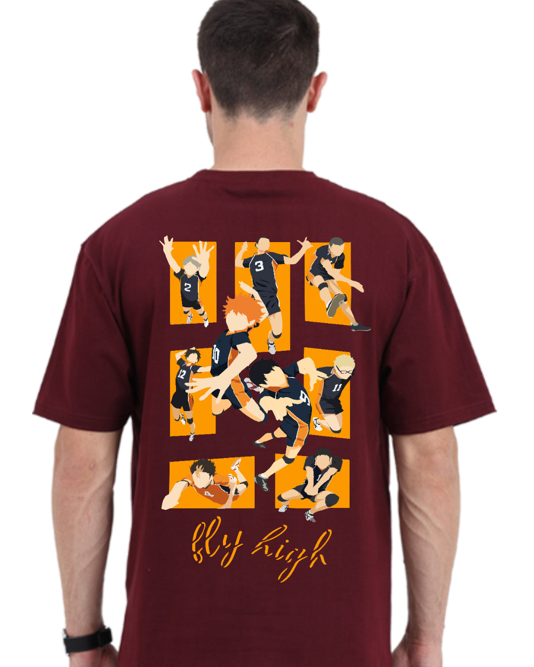 Unisex Karasuno High Team Oversized T-shirt
