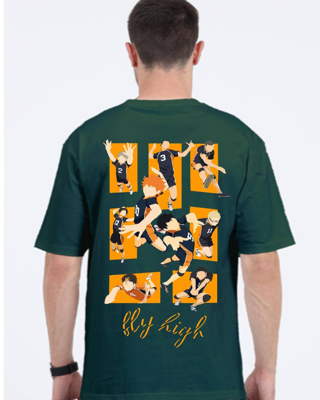 Unisex Karasuno High Team Oversized T-shirt