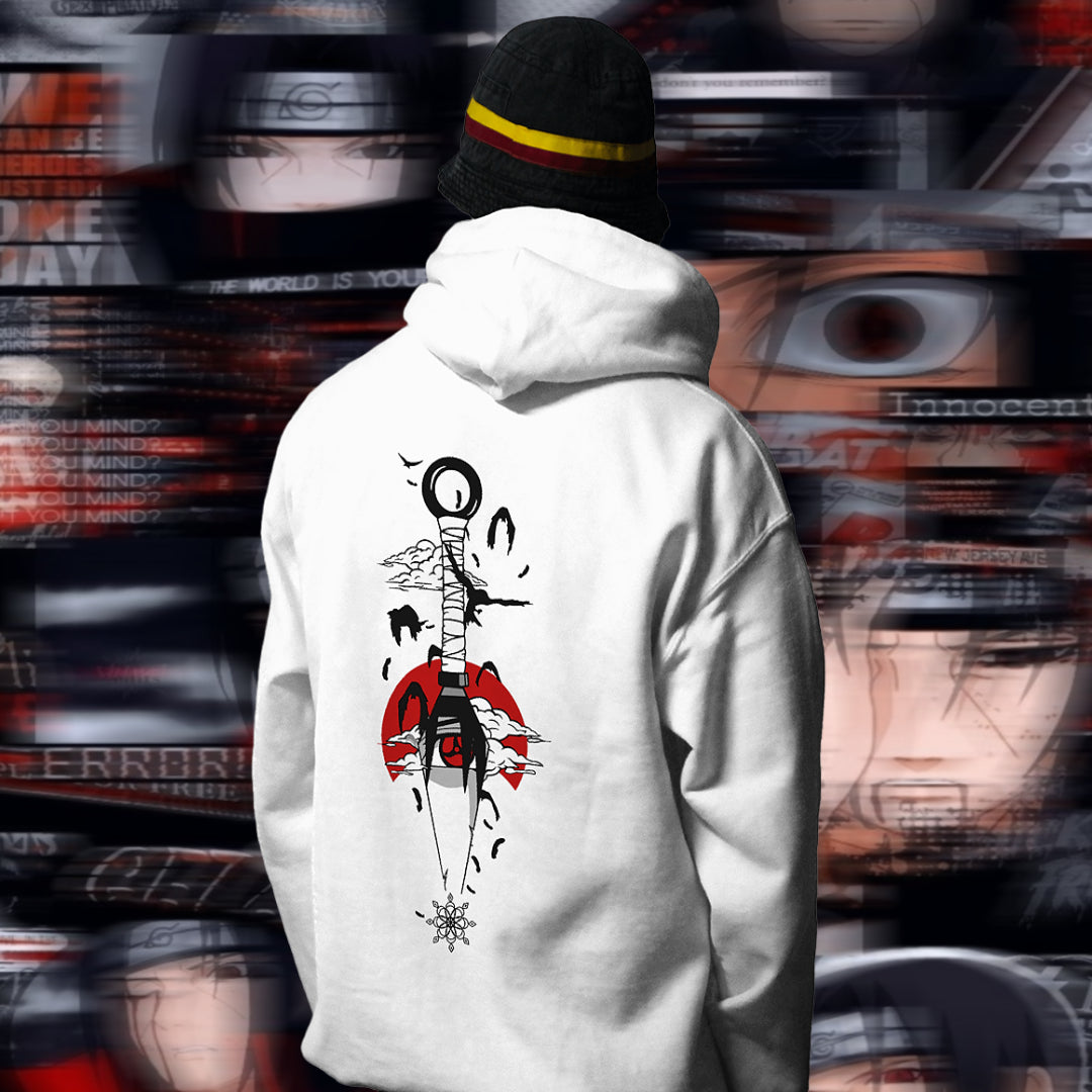 Unisex Itachi Oversized Hooded Sweatshirt