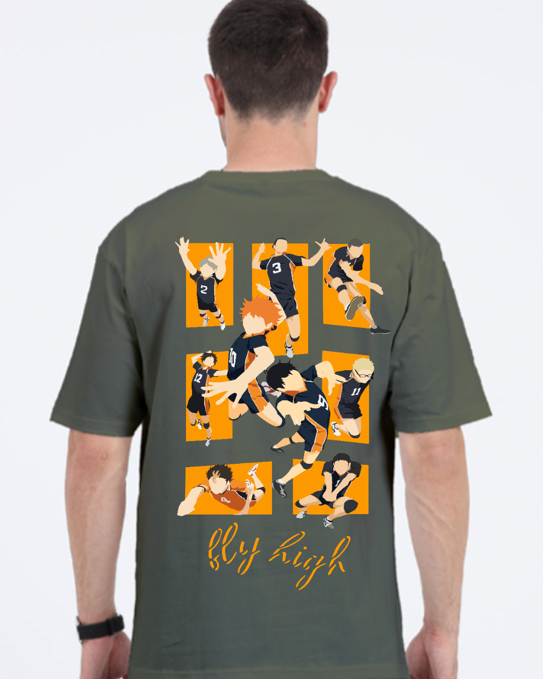 Unisex Karasuno High Team Oversized T-shirt