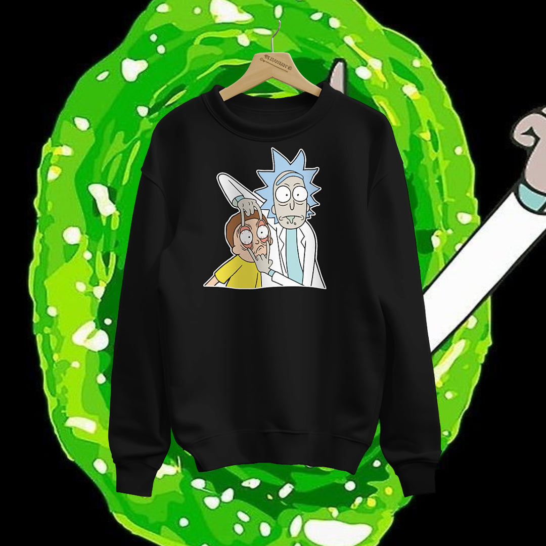 Unisex Rick and Morty Oversized Sweatshirt