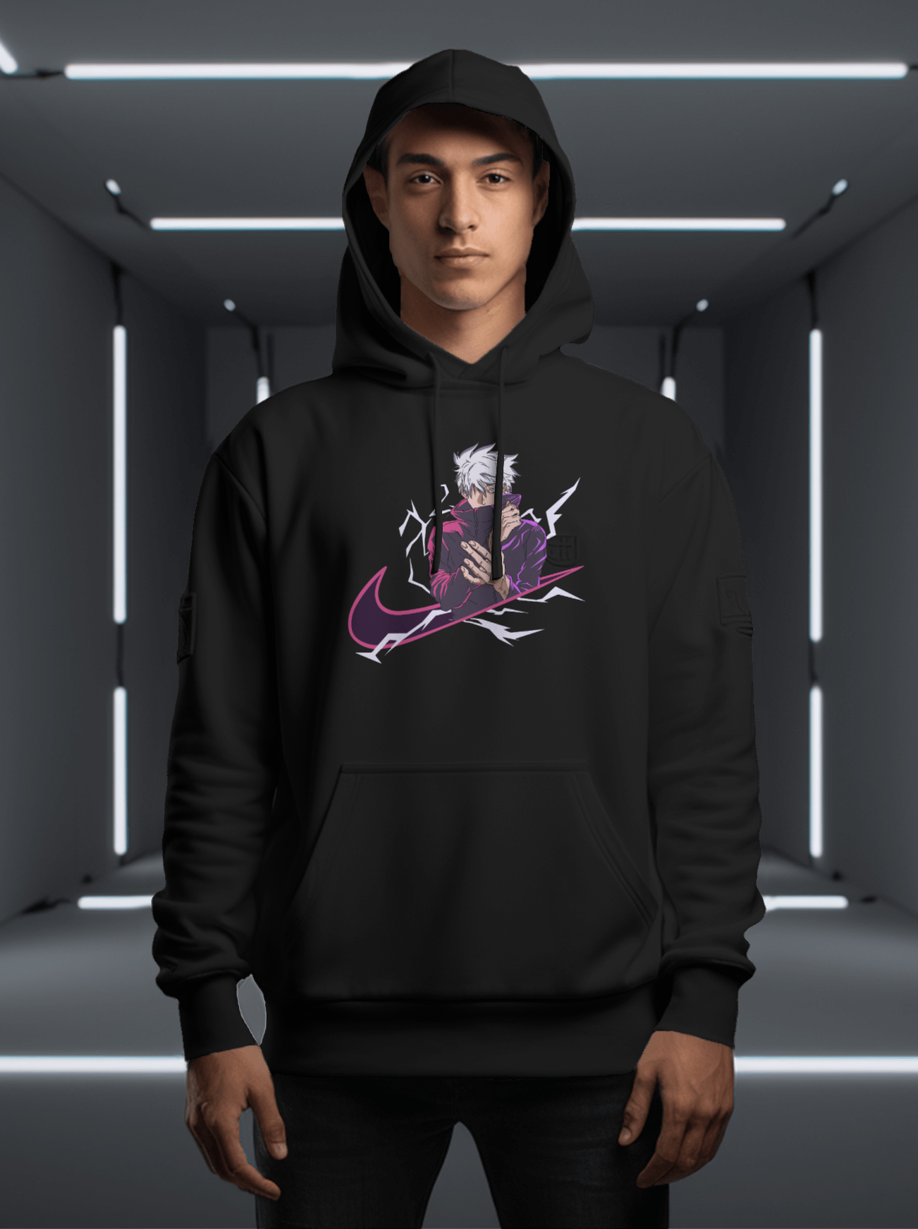 Unisex Gojo Oversized Hooded Sweatshirt