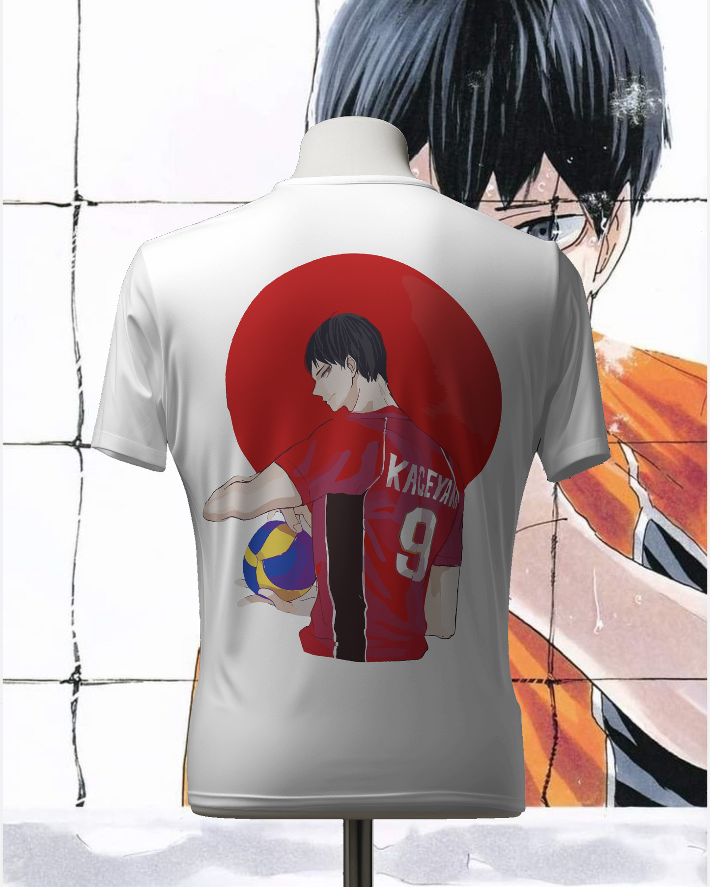 Unisex Tobio Kageyama Oversized T-shirt