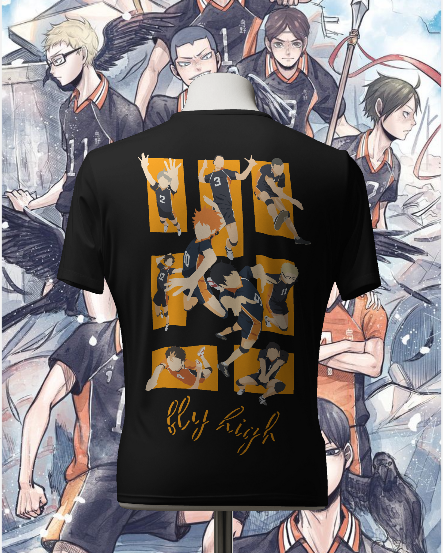 Unisex Karasuno High Team Oversized T-shirt