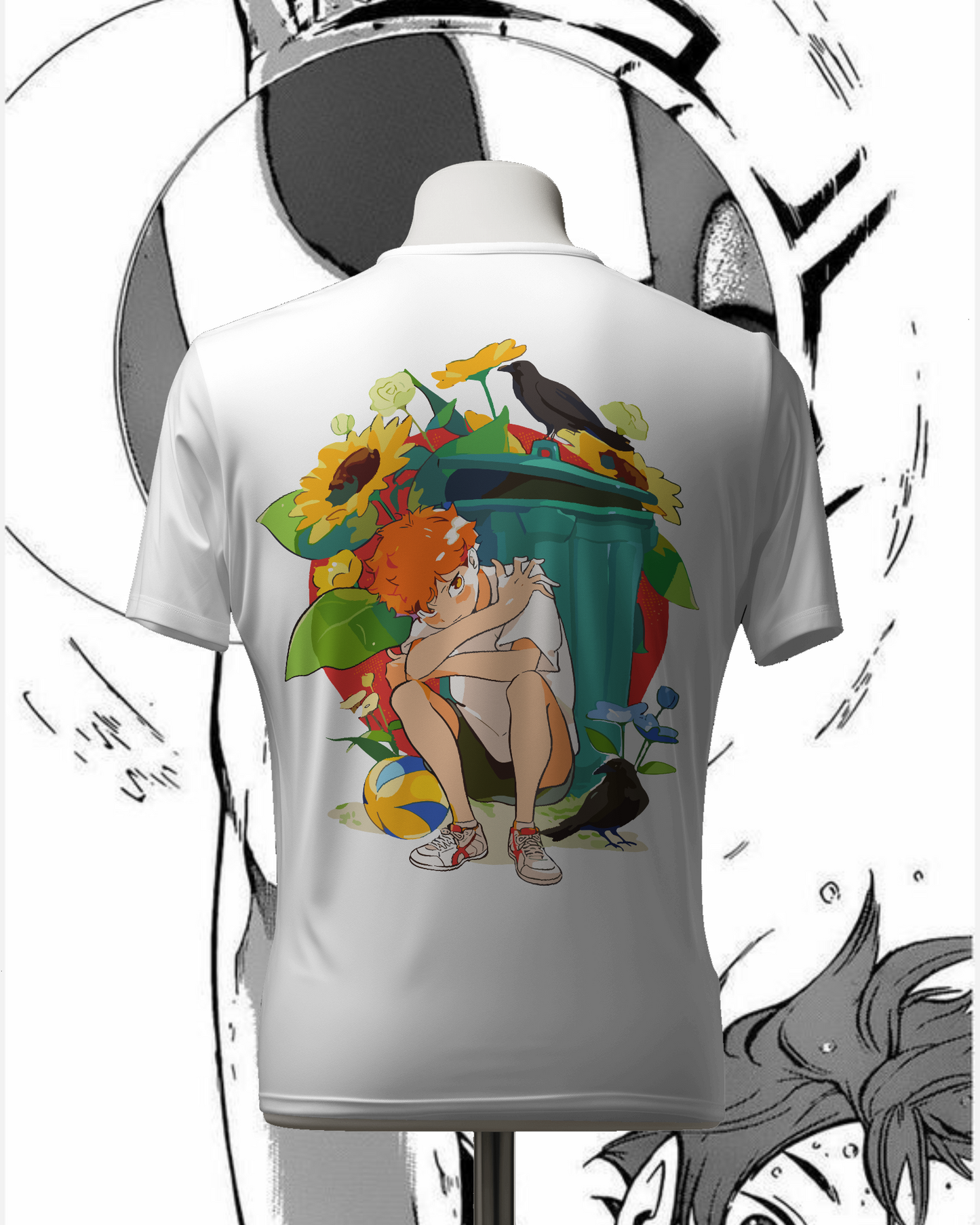 Unisex Shoyo Hinata Oversized T-shirt