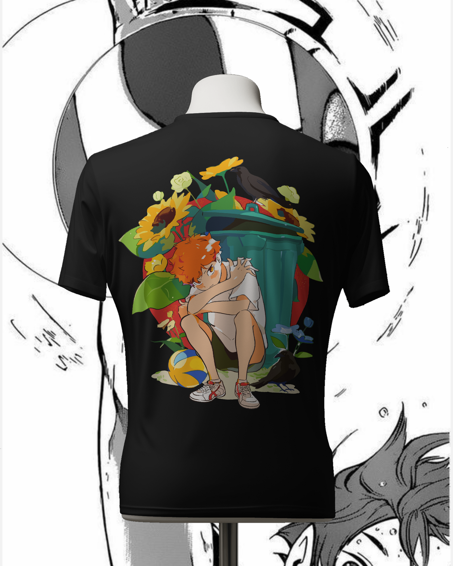 Unisex Shoyo Hinata Oversized T-shirt