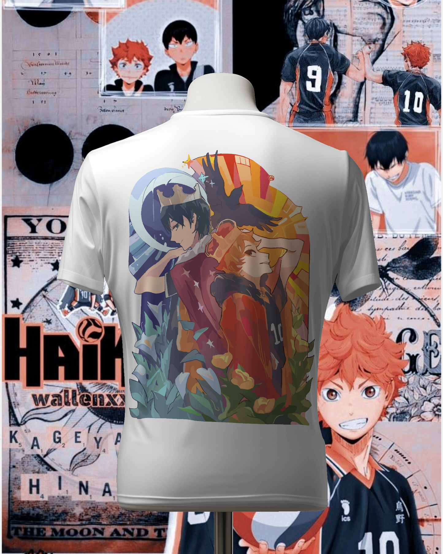Unisex Hinata x Kageyama Oversized T-shirt