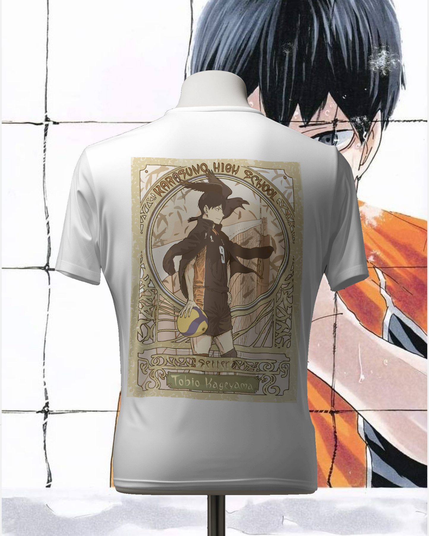 Unisex Tobio Kageyama Oversized T-shirt
