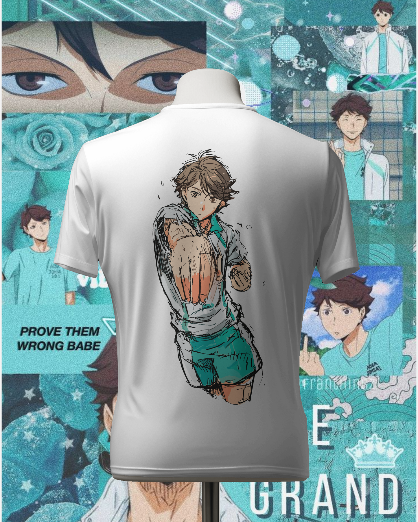Unisex Toru Oikawa Oversized T-shirt