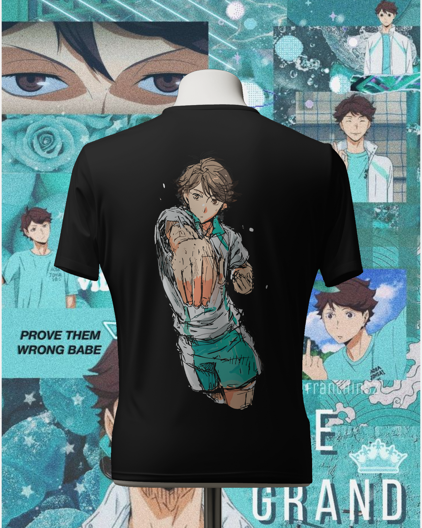 Unisex Toru Oikawa Oversized T-shirt