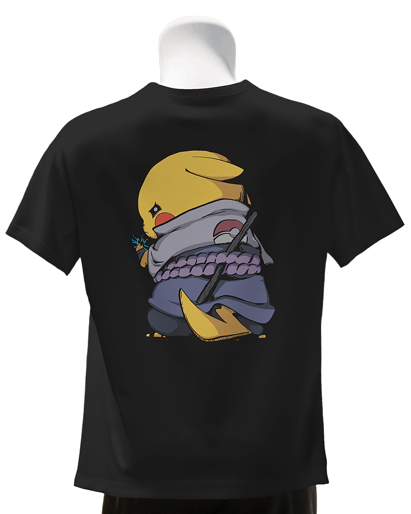 Unisex Pikachu x Sasuke Oversized T-shirt