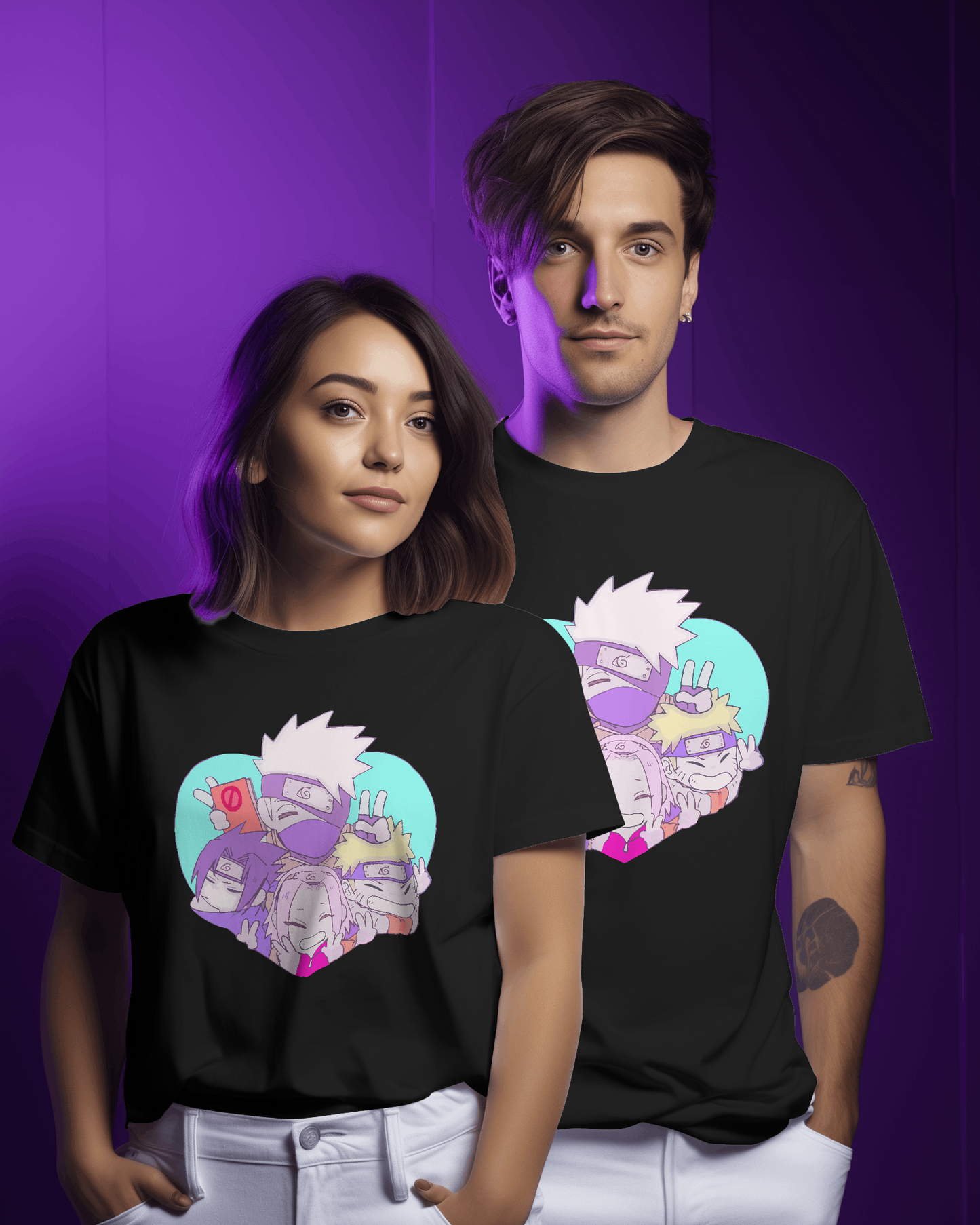 Unisex Team 7 Naruto Oversized T-shirt