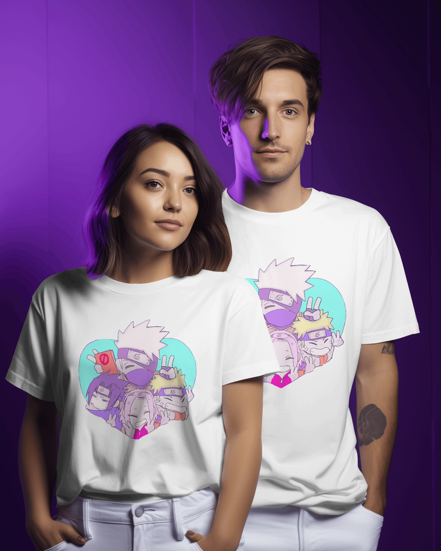 Unisex Team 7 Naruto Oversized T-shirt