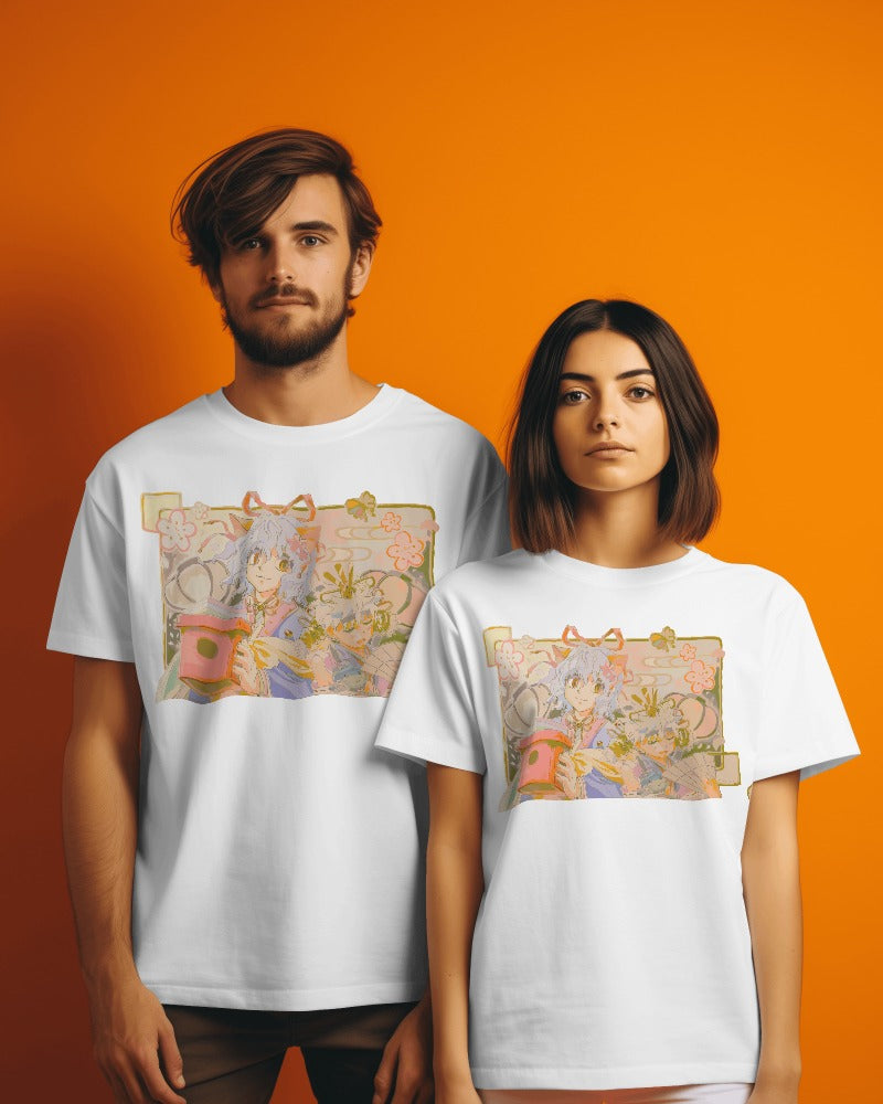 Unisex Neferpitou x Killua Oversized T-shirt