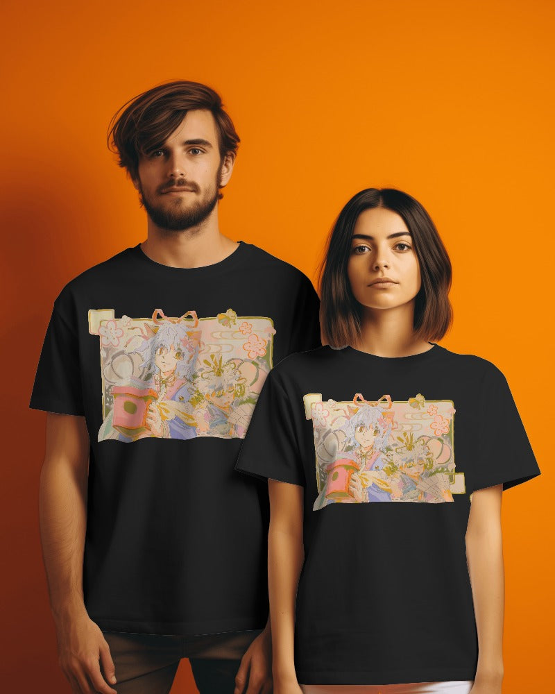Unisex Neferpitou x Killua Oversized T-shirt