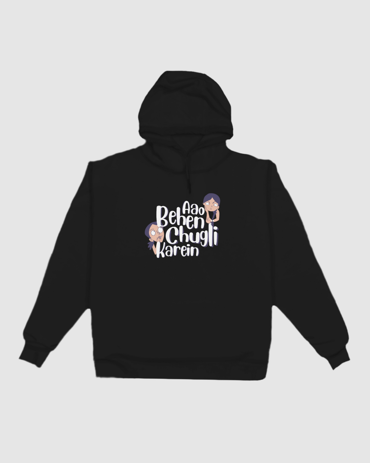 Women's Printed Hooded Sweatshirt