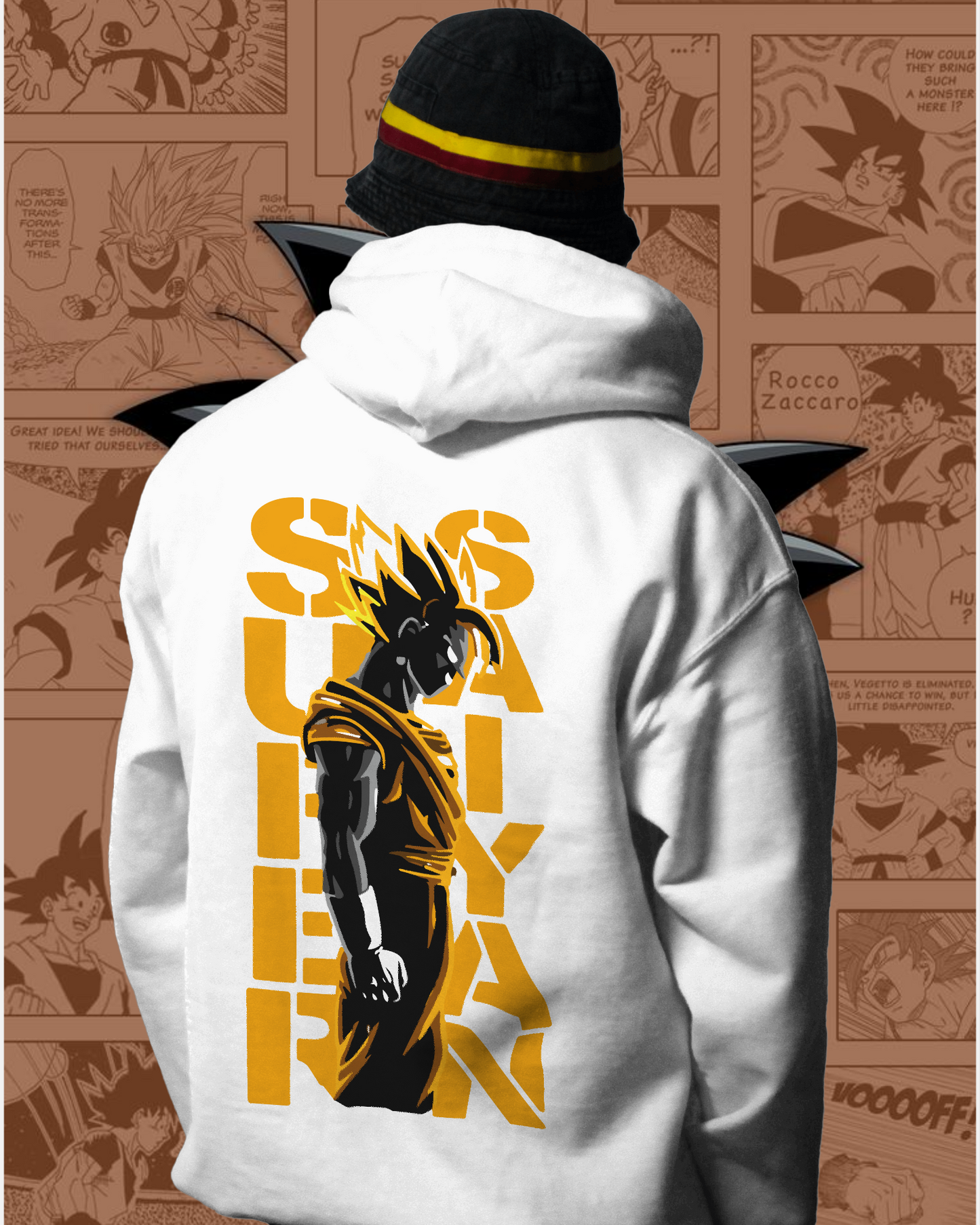 Unisex Goku Oversized Hooded Sweatshirt