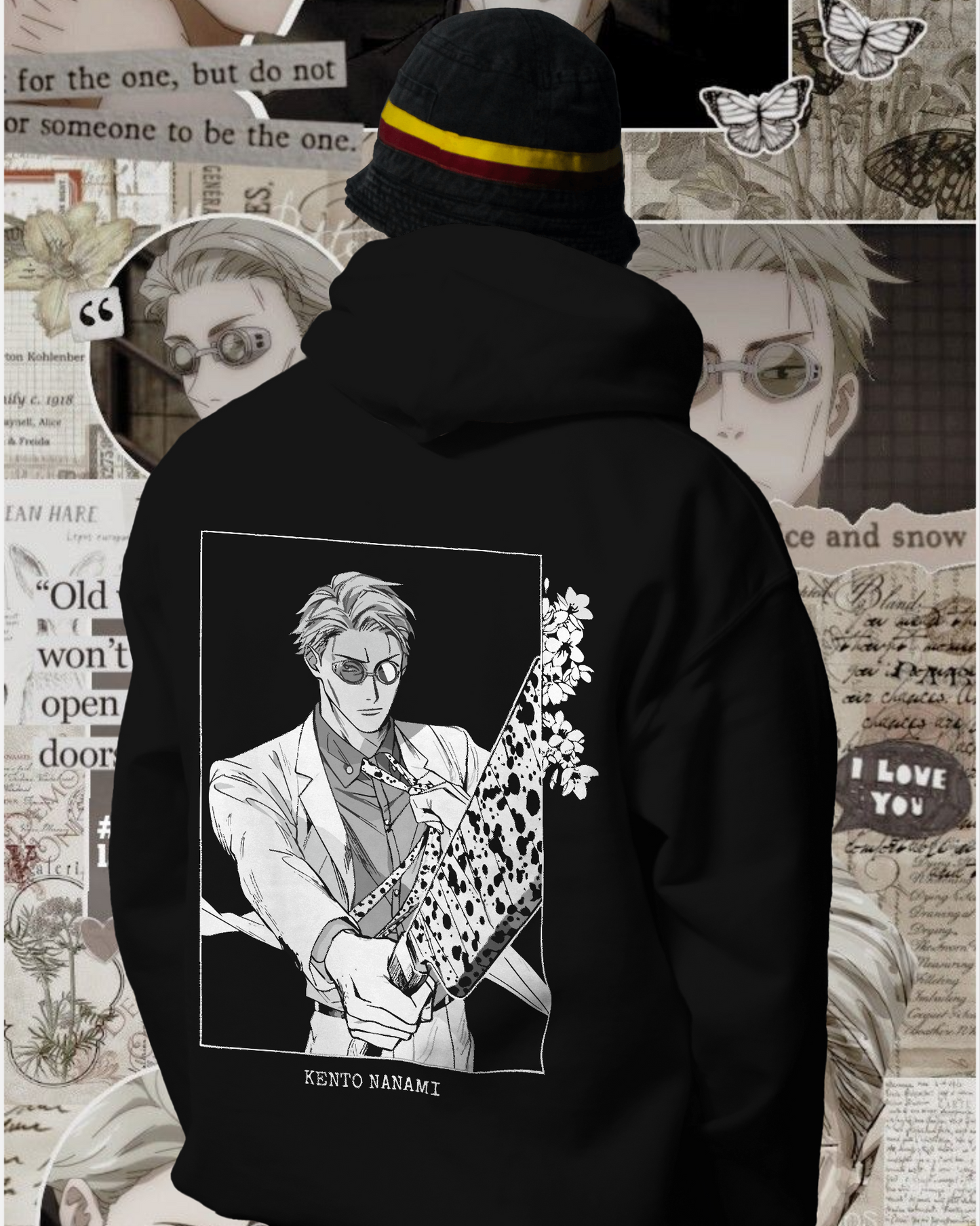 Unisex Nanami Kento Oversized Hooded Sweatshirt