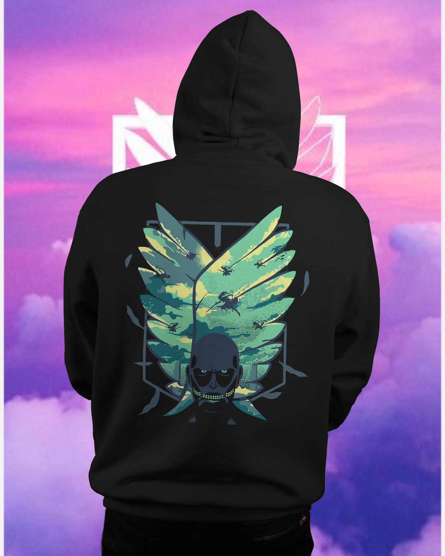 Unisex Attack On Titan Hooded Sweatshirt