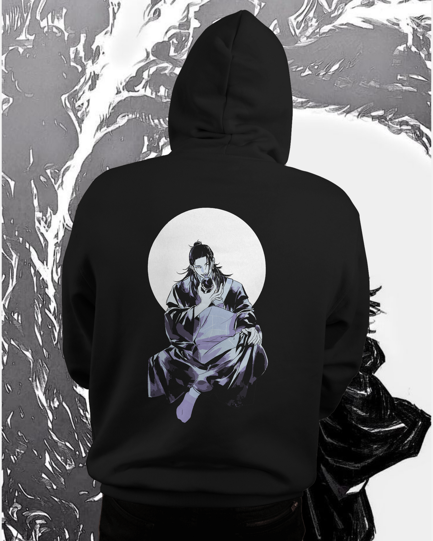 Unisex Geto Suguru Oversized Hooded Sweatshirt