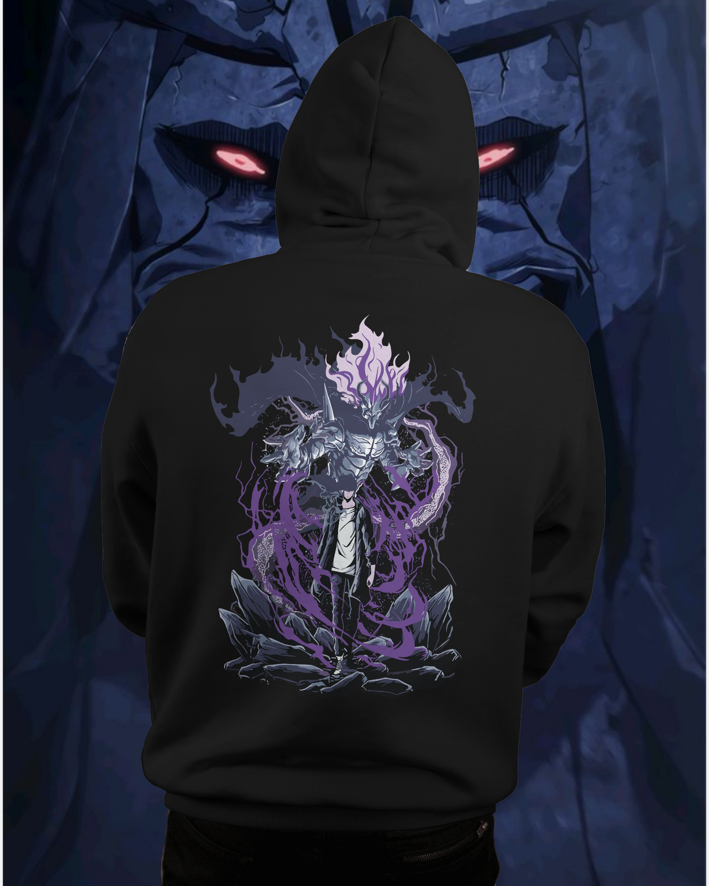 Unisex Solo Leveling Oversized Hooded Sweatshirt