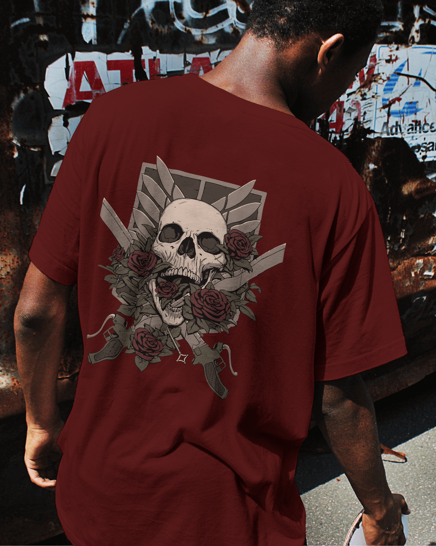 Unisex Attack On Titan Oversized T-shirt