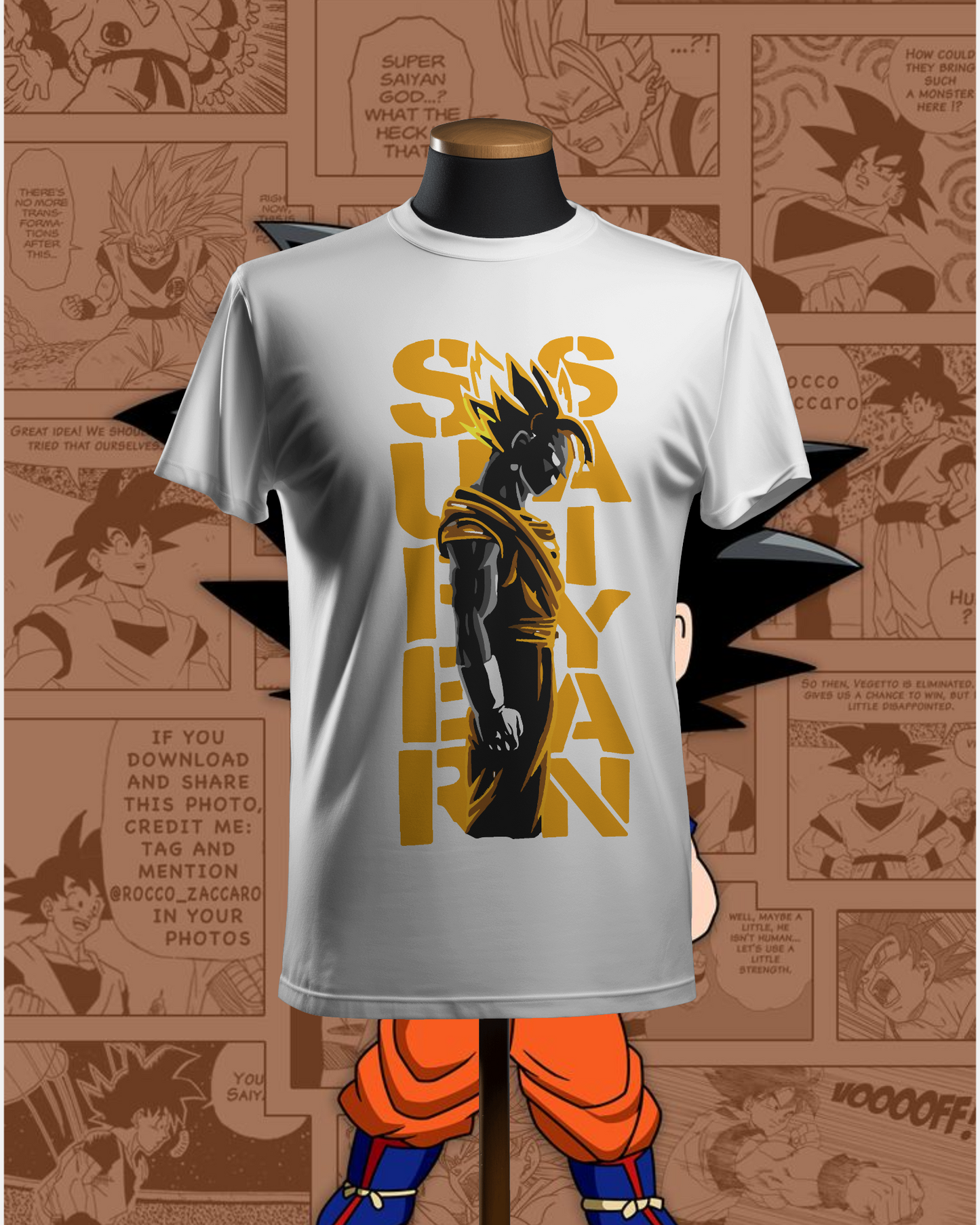 Unisex Goku Oversized T-shirt