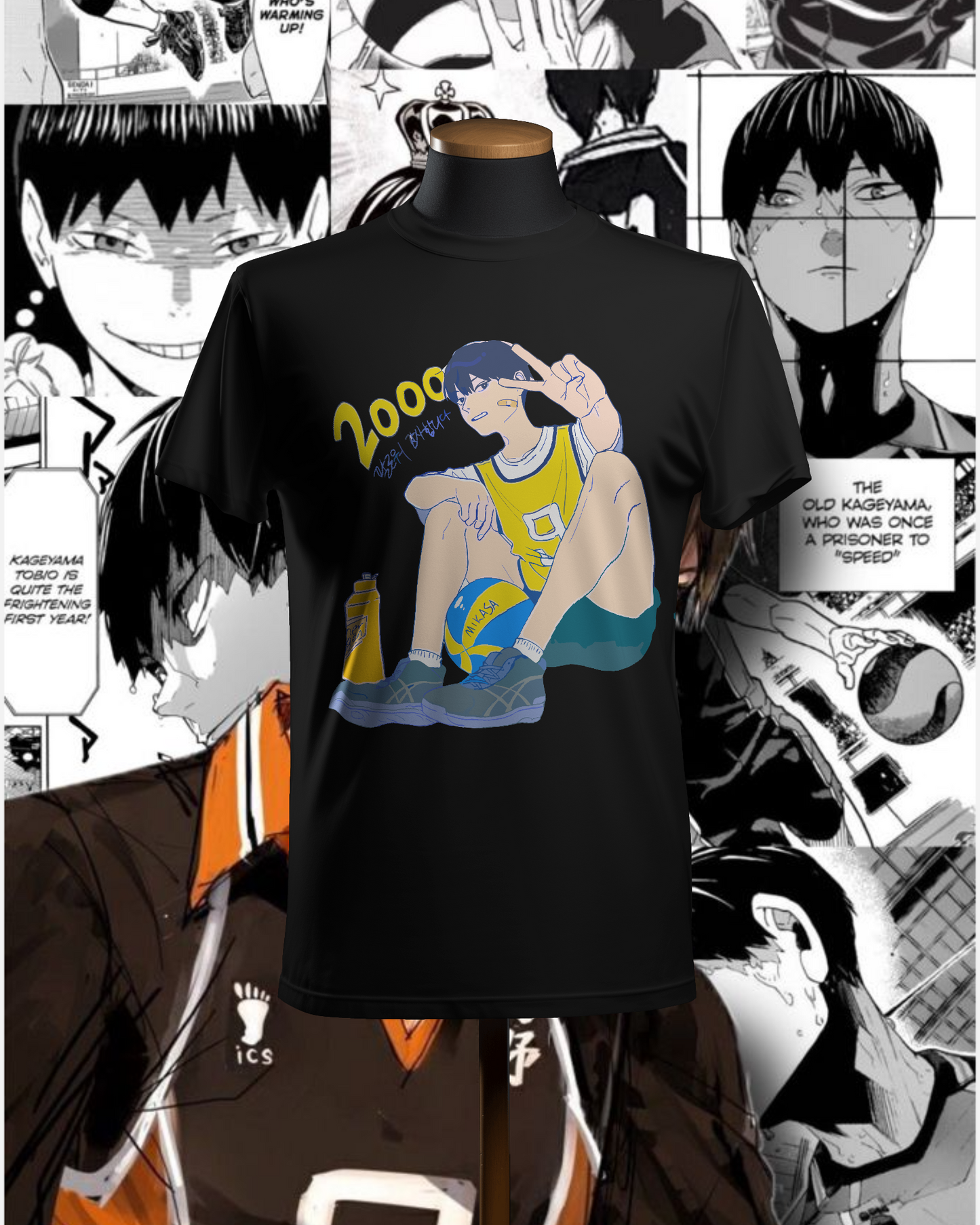 Unisex Tobio Kageyama Oversized T-shirt
