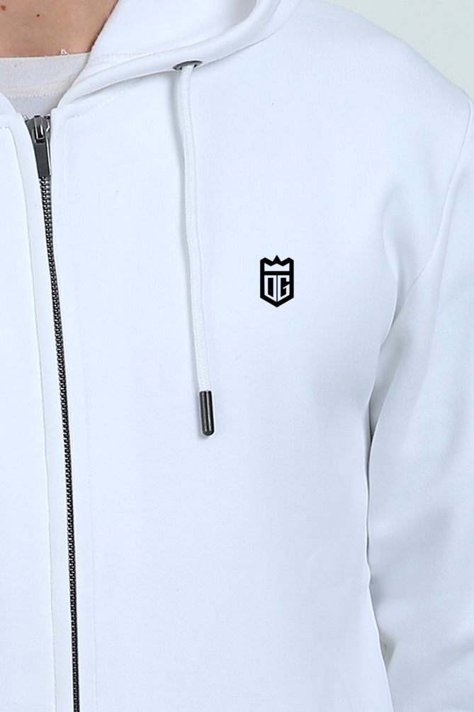Unisex Graphic Print Heavyweight Zip Hoodie