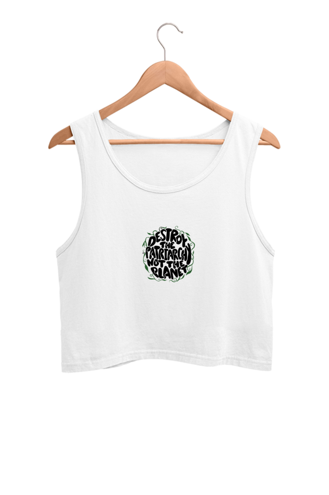 Women's Printed Crop Tank Top