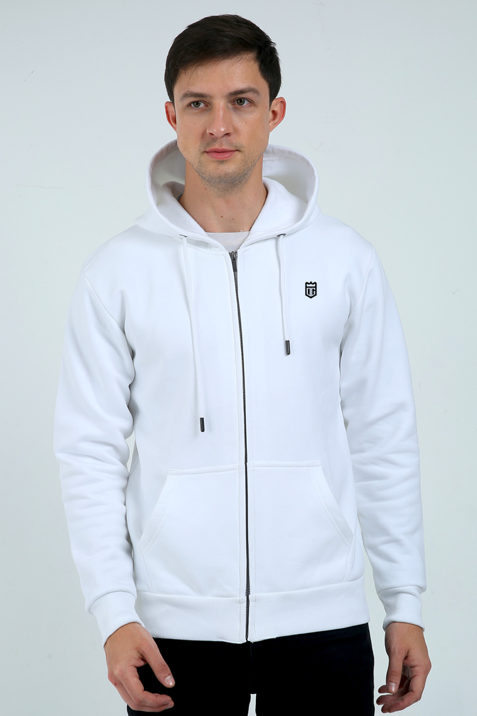 Unisex Graphic Print Heavyweight Zip Hoodie