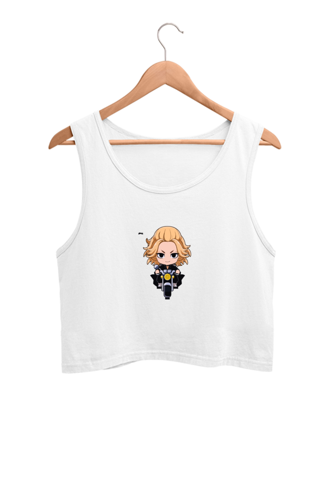 Women's Mikey Graphic Printed Crop Tank Top