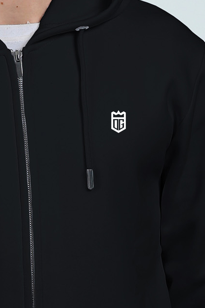 Unisex One Piece Heavyweight Zip Hoodie