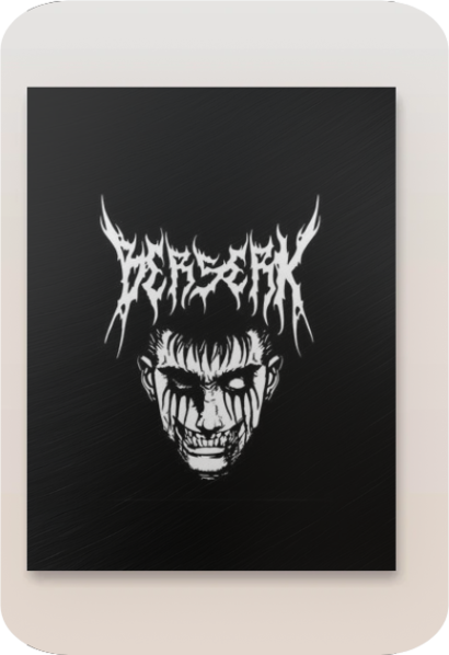 Berserk Metal Poster